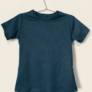 Blusa Canelada Manga Curta